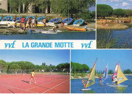 34 LA GRANDE MOTTE #22167 LE PONANT V.V.F TENNIS COURT SPORT KYTE SURF EQUITATION - Altri & Non Classificati