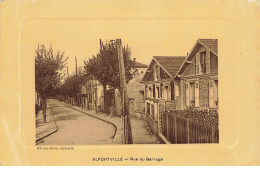 94 ALFORTVILLE #21783 RUE DU BARRAGE - Alfortville