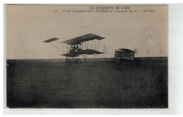 AVIATION #18404 AVION PLANE VOL DE L AEROPLANE HENRI FARMAN NÂ°3 AU DESSUS DU SOL LA CONQUETE DE L AIR - ....-1914: Précurseurs