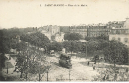 94 SAINT MANDE #21735 PLACE MAIRIE TRAMWAY ATTELAGES - Saint Mande