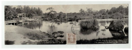 JAPON JAPAN #16837 SEISHUEN GARDEN KUNAMOTO CARTE DOUBLE - Other & Unclassified
