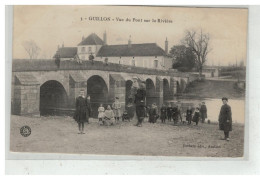 89 GUILLON #19178 VUE DU PONT SUR LA RIVIERE - Guillon