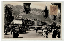 MONACO #18824 MONTE CARLO LE CAFE DE PARIS VUE PRISE DE L ENTREE DU CASINO - Monte-Carlo