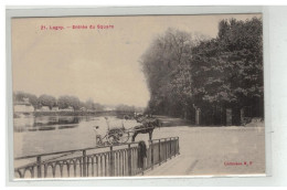 77 LAGNY #19524 SQUARE ENTREE NÂ°21 TORPILLEUR ATTELAGE - Lagny Sur Marne