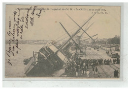 33 BORDEAUX #15653 ECHOUEMENT EN GARONNE DU PAQUEBOT LE CHILI LE 24 AVRIL 1903 - Bordeaux