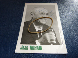 BC29-14LV38  Autographe Jean Nohain - Television & Internet
