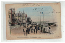 14 TROUVILLE SUR MER LA PROMENADE DES PLANCHES NÂ°24 - Trouville