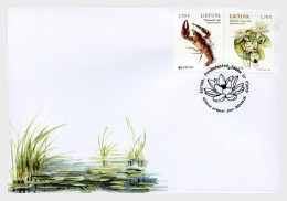 Lithuania.2024.Europa CEPT.Underwater Fauna And Flora.FDC. - 2024