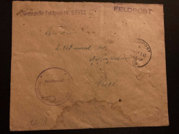 LETTRE FELDPOST NUMMER 27922 OBL.04-7 43 FELDPOST - Cartas & Documentos