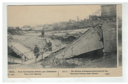 02 SOISSONS PONT DETRUIT PAR LES ALLEMANDS - Soissons