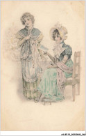 AS#BFP1-0185 - FANTAISIE - Deux Femmes, L'une Assise Lisant Une Lettre - Femmes