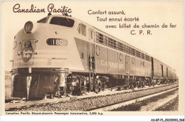 AS#BFP1-0285 - TRAIN - Canadian Pacific - Diesel Electric Passenger Locomotive - Trenes