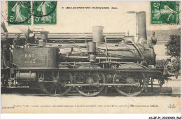 AS#BFP1-0281 - TRAIN - Les Locomotives Françaises - Machine à Simple Expansion - Treinen