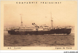 AS#BFP1-0270 - BATEAU - Compagnie Fraissinet - M.S. Cyrnos - Lignes De Corse - Piroscafi