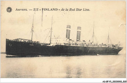 AS#BFP1-0261 - BATEAU - Anvers - S.-S. Finland De La Red Star Line - Piroscafi