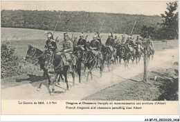 AV-BFP2-0921 - MILITAIRE - Grande Guerre De 1914 - Dragons Et Chasseurs Français ... Environs D'Albert - War 1914-18