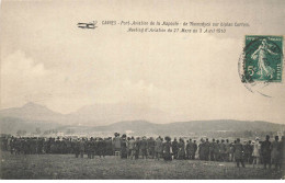 06 CANNES AVIATION #FG56277 PORT AVIATION DE LA NAPOULE RIEMSDYCK SUR BIPLA CURTISS MEETING 1910 - Cannes