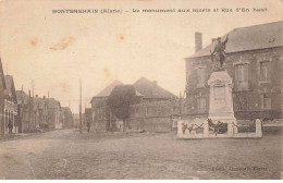 02 MONTBREHAIN #FG56261 MONUMENT AUX MORTS ET RUE D EN HAUT - Autres & Non Classés