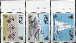 1988 Cayman Islands Olympic Games 3v. MNH SG. N. 671/73 - Other & Unclassified