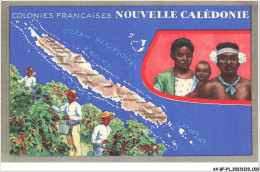 AV-BFP1-0002 - NOUVELLE CALEDONIE - Les Colonies Françaises - Carte - Edition Lion Noir - Nouvelle-Calédonie