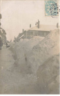 25 PONTARLIER #FG56397 FAUBOURG ST PIERRE PICARD CHUTE DE NEIGE CARTE PHOTO - Pontarlier