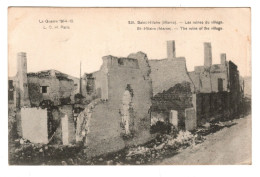 SAINT HILAIRE, Les Ruines Du Village. - War 1914-18