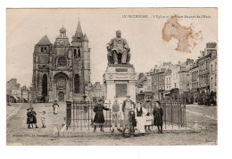 27 LE NEUBOURG, L'église Et La Place Dupont De L'Eure. - Le Neubourg