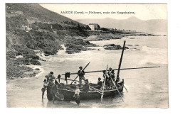 20 AJACCIO, Pêcheurs, Route Des Sanguinaires. J. MORETTI N°118.  - Ajaccio