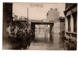 91 JUVISY Sur ORGE, Crue Du 6 Janvier 1924. Rue Pasteur. - Juvisy-sur-Orge