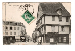 27 VERNON, La Rue Carnot. - Vernon