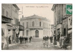 13 SAINT CHAMAS, Place De L'Hôtel De Ville. ( VOIR SCAN ). - Altri & Non Classificati