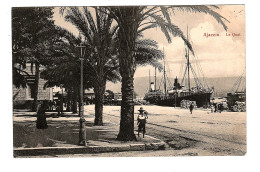 20 AJACCIO, Le Quai. L. CARDINALI N°647. 2 SCAN. - Ajaccio