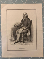 Gravure De TALLEYRAND De 1835 Par DELAISTRE. Dessinée Par BOILLY D'après Une Peinture De ISABEY. ( 3 SCAN ). - Stiche & Gravuren
