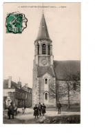 18 SAINT MARTIN D'AUXIGNY, Place De L'église. ( VOIR SCAN ). - Andere & Zonder Classificatie