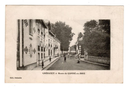 02 CRÉZANCY,  Route De CONDÉ En BRIE. - Sonstige & Ohne Zuordnung