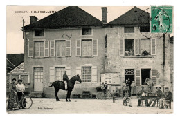 10 CHESLEY, Hôtel VAILLEMY. Très Belle CPA. 2 SCAN. - Autres & Non Classés