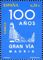 España 2010 Edifil 4559 Sello ** 100 Años De Gran Via Madrid Michel 4501 Yvert 4207 Spain Stamp Timbre Espagne Briefmark - Ungebraucht