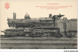 AV-BFP2-0468 - TRAIN - Les Locomotives - Machine De Trains Rapides De La Côte Du Nord - Modèle 1900 - Trenes
