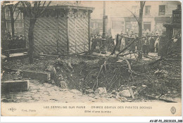 AV-BFP2-0382 - AVIATION - Les Zeppelins Sur Paris - Effet D'une Bombe - ELD - Autres & Non Classés