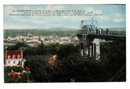 78 SAINT GERMAIN En LAYE, Panorama Sur La Vallée De La Seine, Pris De La Terrasse. - St. Germain En Laye (Castillo)