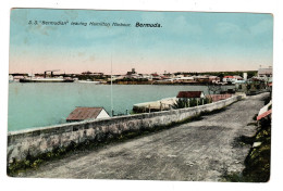 BERMUDA, S.S " Bermudian " Leaving Hamilton Harbour. - Bermuda