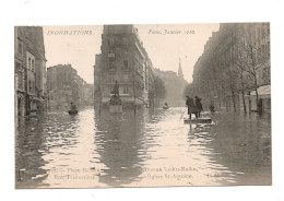 PARIS, Inondations De 1910. Rue Traversière Et Avenue Ledru Rollin. - Paris Flood, 1910