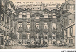 AR#BFP1-75-0839 - PARIS - Rue Pavée - Hôtel Lamoignon - NÂ°3 - Parijs Bij Nacht