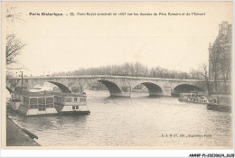 AR#BFP1-75-0814 - PARIS HISTORIQUE - Pont-Royal Construit En 1685 Sur Les Dessins Du Père Romain Et De Mansard - Paris Bei Nacht