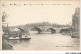 AR#BFP1-75-0814 - PARIS HISTORIQUE - Pont-Royal Construit En 1685 Sur Les Dessins Du Père Romain Et De Mansard - Parigi By Night