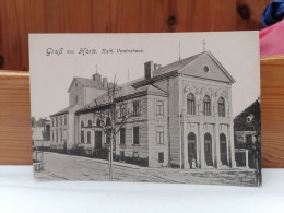 AK "HORN 1917 NÖ, KATH. VEREINSHAUS" SCHÖNE ALTE POSTKARTE VINTAGE ANTIK  HEIMAT SAMMLER  ORIGINAL  GUT ERHALTEN - Horn