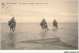 AQ#BFP1-BELGIQUE-0064 - NIEUPORT-BAINS - Les Pêcheurs De Crevettes - Départ Pour La Pêche - Nieuwpoort