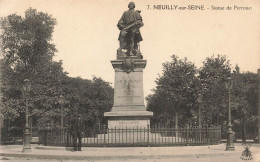 FRANCE - Neuilly Sur Seine - Statue De Perronet - Carte Postale Ancienne - Neuilly Sur Seine