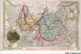 AQ#BFP3-CHROMOS-0985 - CHOCOLAT D'AIGUEBELLE - Les Départements - Savoie - Aiguebelle