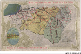 AQ#BFP3-CHROMOS-0971 - CHOCOLAT D'AIGUEBELLE - Les Départements - Basses-Pyrénées - Aiguebelle